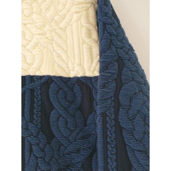 Levi’s Made & Crafted Women's Cable Knit Sweater Navy Cream Size 1 Small - Picture 14 of 16